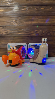 Детская Интерактивная игрушка "Улитка" PL-724-20(Sand) музыка, песни