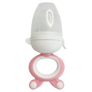 Ниблер для малышей "Зайка с поршнем" MGZ-0004(Pink) с крышкой