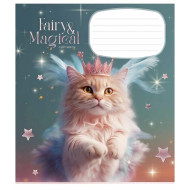Тетрадь ученическая "Fairy cats" 012-3316K-3 в клетку, 12 листов