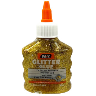 Клей декоративный "Металлик Glitter" DSCN4619(Gold) 100 мл