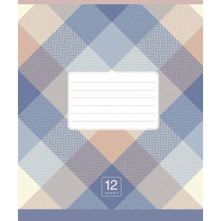Тетрадь ученическая "Plaid pattern" 024-3345K-4 в клетку, 24 листа