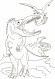 Детская книга раскрасок : Динозавры 670016 на укр. языке опт, дропшиппинг