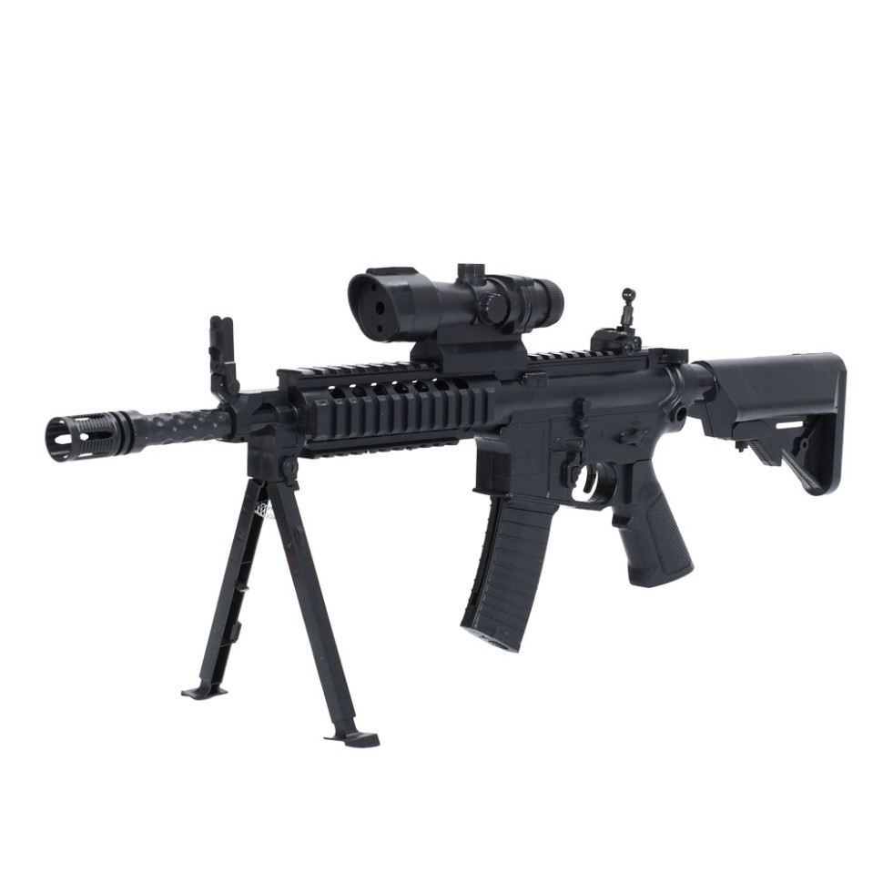 Детский игровой Автомат P3066C 61 см, пластиковые пульки, лазер опт, дропшиппинг