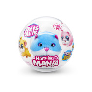 Інтерактивна м'яка іграшка Кумедний хом'ячок Pets & Robo Alive 9543-1 блакитний