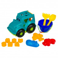 Детский сортер-трактор "Кузнечик" №3  C0343 с набором для песочницы