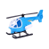 Дитяча іграшка "Вертоліт" ТехноК 9024TXK, 26 см - гурт(опт), дропшиппінг 