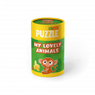 Детский пазл/игра Mon Puzzle "Мои волшебные животные" 200104, 6 двусторонних пазлов на 4 элемента 