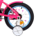 Велосипед дитячий PROF1 Y14242-1 14 дюймів, рожевий - гурт(опт), дропшиппінг 