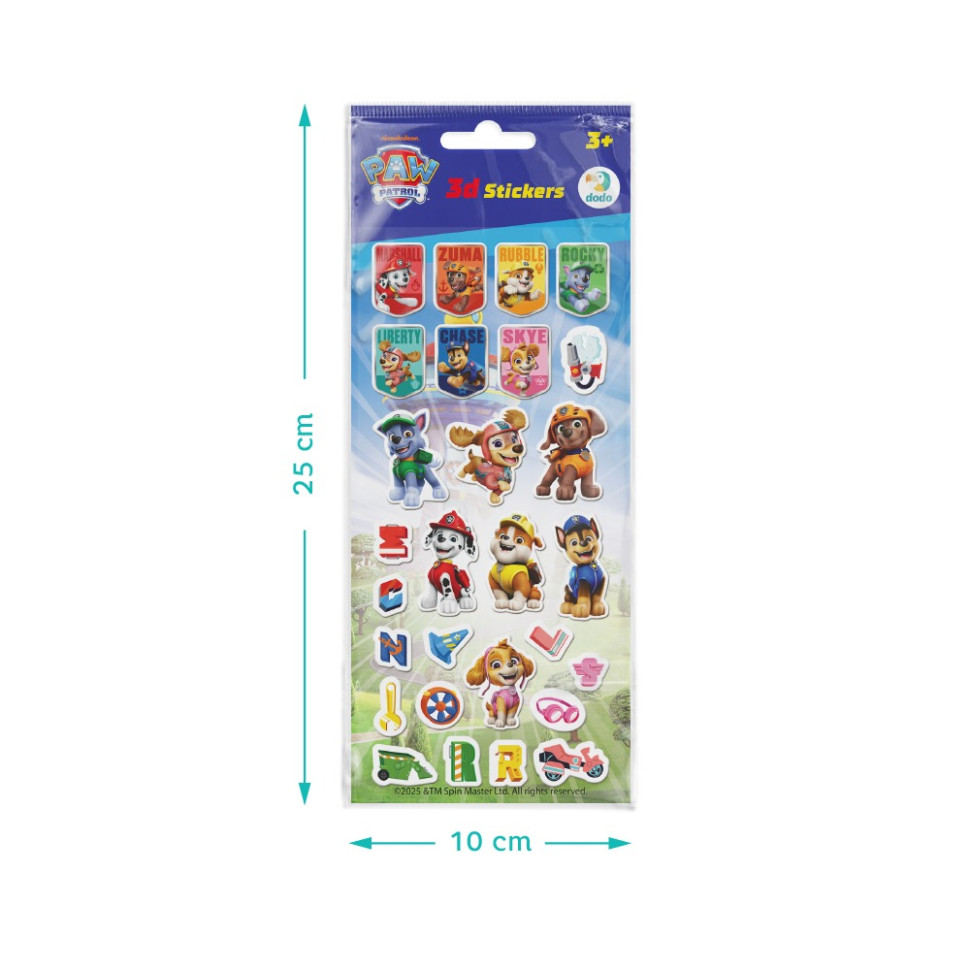 Детский набор 3D-наклеек 