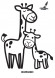 Детская раскраска "Жирафёнок" 403556, 8 страниц опт, дропшиппинг