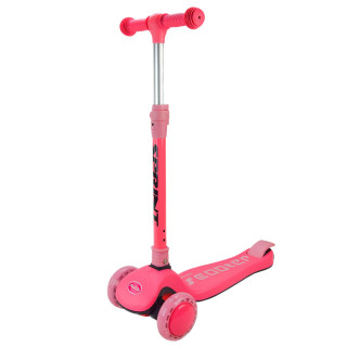 Самокат дитячий 3-х колісний Scooter SC2421(Pink) колеса що світяться, рожевий