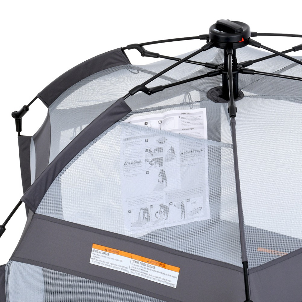 Дитяча платка манеж MR 1515 Platinum Grey 140х124х110 см - гурт(опт), дропшиппінг 