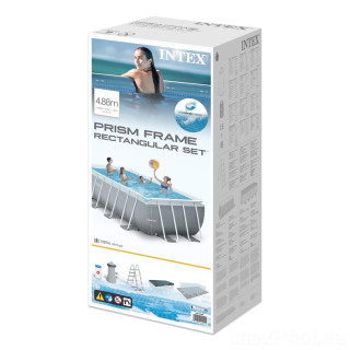 Бассейн каркасный Intex 26792 (488-244-107см), 10874 л