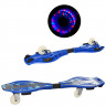 Детский скейт рипстик MS 0016-1 со светящимися колесами  опт, дропшиппинг