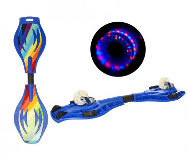 Детский скейт рипстик MS 0016-1 со светящимися колесами 