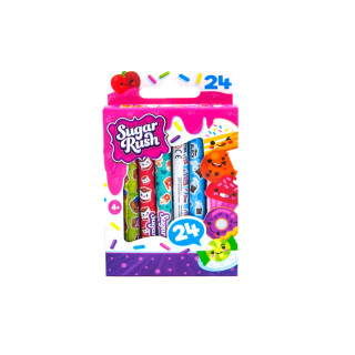 Набор ароматных восковых карандашей Феерия цветов Scentos 30008, 24 цвета