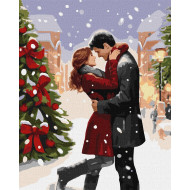 Картина по номерам "Зимняя романтика" ©art_selena_ua Идейка KHO8347 40х50 см