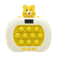Электронная приставка Pop It консоль Quick Push Finger Press "Мишки" ZZ-100(Yellow), желтый