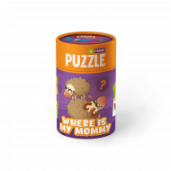 Детский пазл/игра Mon Puzzle "Где моя мама" 200101, 10 пазлов
