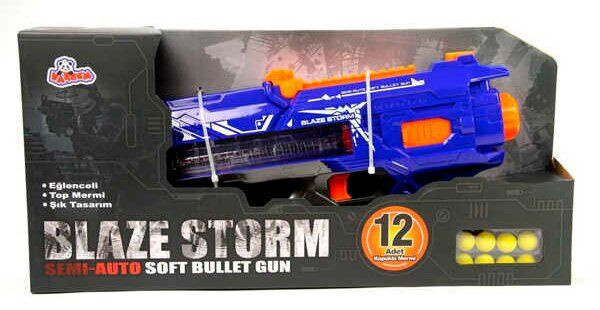 Игрушечный бластер с мягкими пулями ZC7073 патроны в наборе