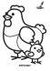 Детская раскраска "Курочка" 403563, 8 страниц опт, дропшиппинг