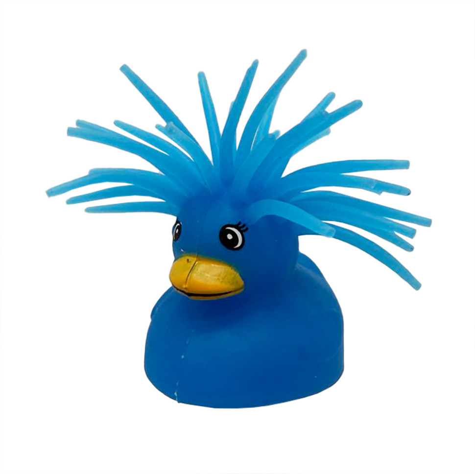 Дитяча іграшка Антистрес Качка MS 3719(Blue) світлові ефекти - гурт(опт), дропшиппінг