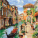 Картина за номерами. Міський пейзаж "Венеціанський ранок" KHO2161, 40х40 см - гурт(опт), дропшиппінг 