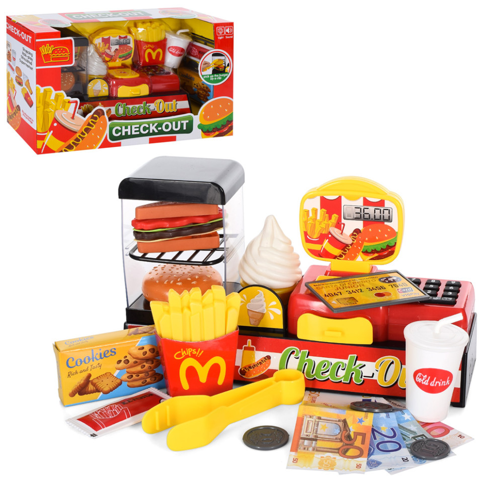 Игровой набор Магазин Фастфуд 35624 со светом опт, дропшиппинг