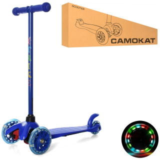 Самокат дитячий MINI iTrike BB3-013-5-DBL триколісний