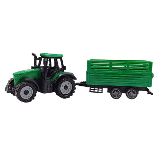 Детский игрушечный трактор с прицепом 5279-92BD(Dark-Green-2) 