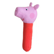 Игрушка погремушка-палочка "Свинка Пеппа" МС 080602-10 мягконабивная