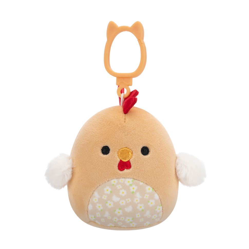 Мягкая игрушка на клипсе Петушок Рути Squishmallows SQCP00465, 9 см опт, дропшиппинг