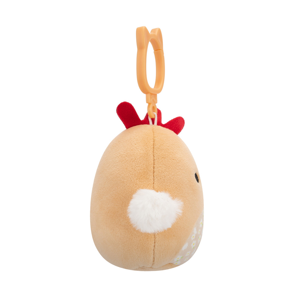 Мягкая игрушка на клипсе Петушок Рути Squishmallows SQCP00465, 9 см опт, дропшиппинг