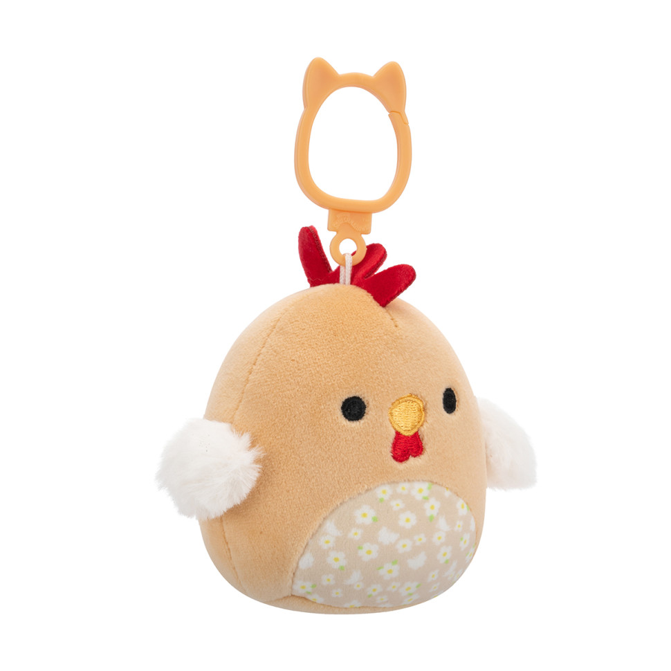 Мягкая игрушка на клипсе Петушок Рути Squishmallows SQCP00465, 9 см опт, дропшиппинг