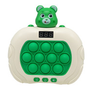Электронная приставка Pop It консоль Quick Push Finger Press "Мишки" ZZ-100(Green), зеленый