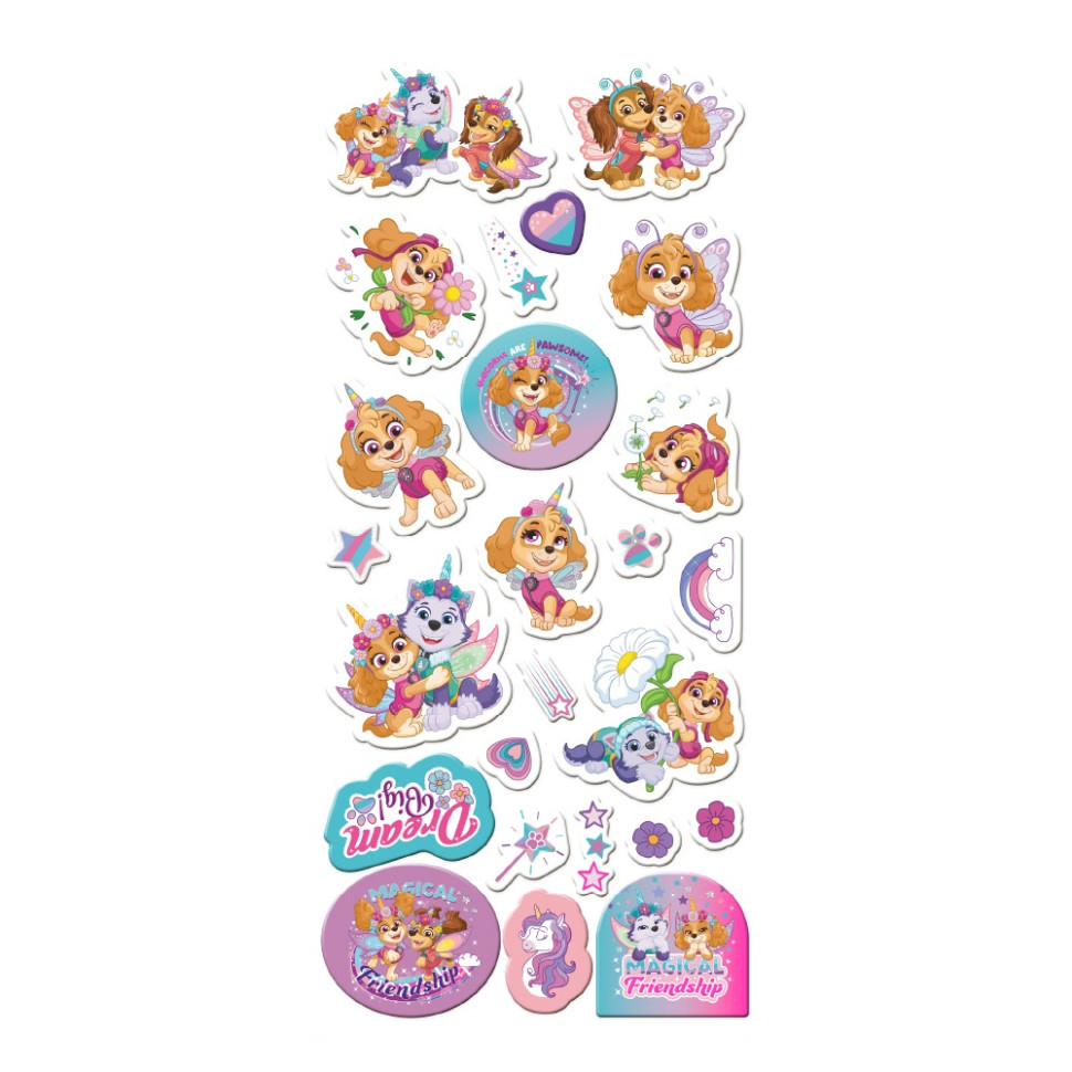 Детский набор 3D-наклеек 