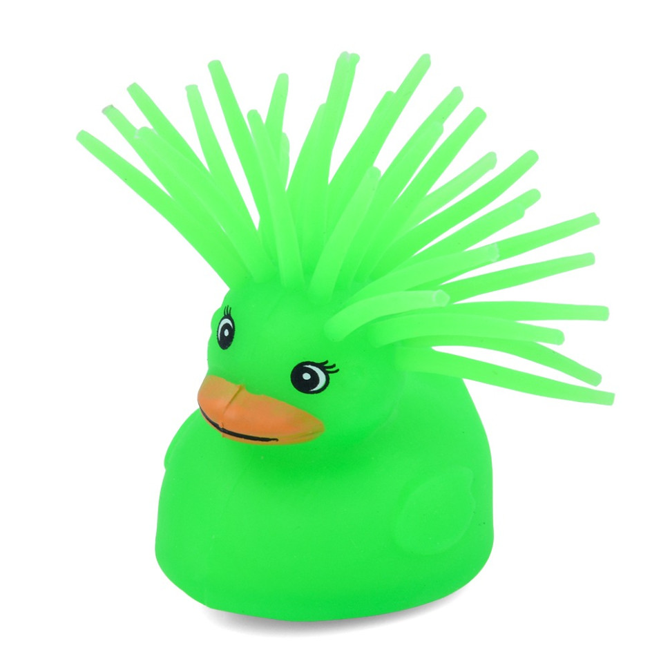 Детская игрушка Антистресс Уточка MS 3719(Green) световые эффекты опт, дропшиппинг