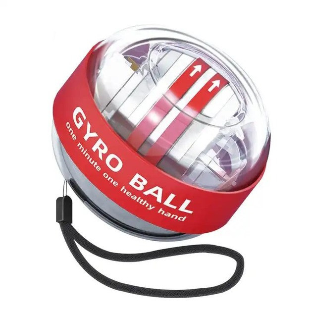 Гироскопический эспандер 65386(Red) LED-подсветка, ремешок опт, дропшиппинг