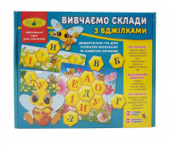Детская игра "Изучаем слоги с пчелками" 82616 на укр. языке