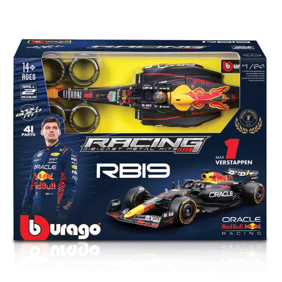 Авто-конструктор ORACLE RED BULL RACING RB19 Bburago 18-28507 масштаб (1:24) - гурт(опт), дропшиппінг 