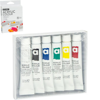 Набор акриловых красок "Art Ranger Acryliс" PA31.06012A 12 мл 6 цветов 