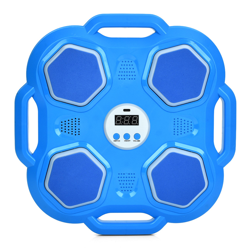 Настінний боксерський тренажер-мішень MS 4651(Blue) 2 боксерські рукавички - гурт(опт), дропшиппінг