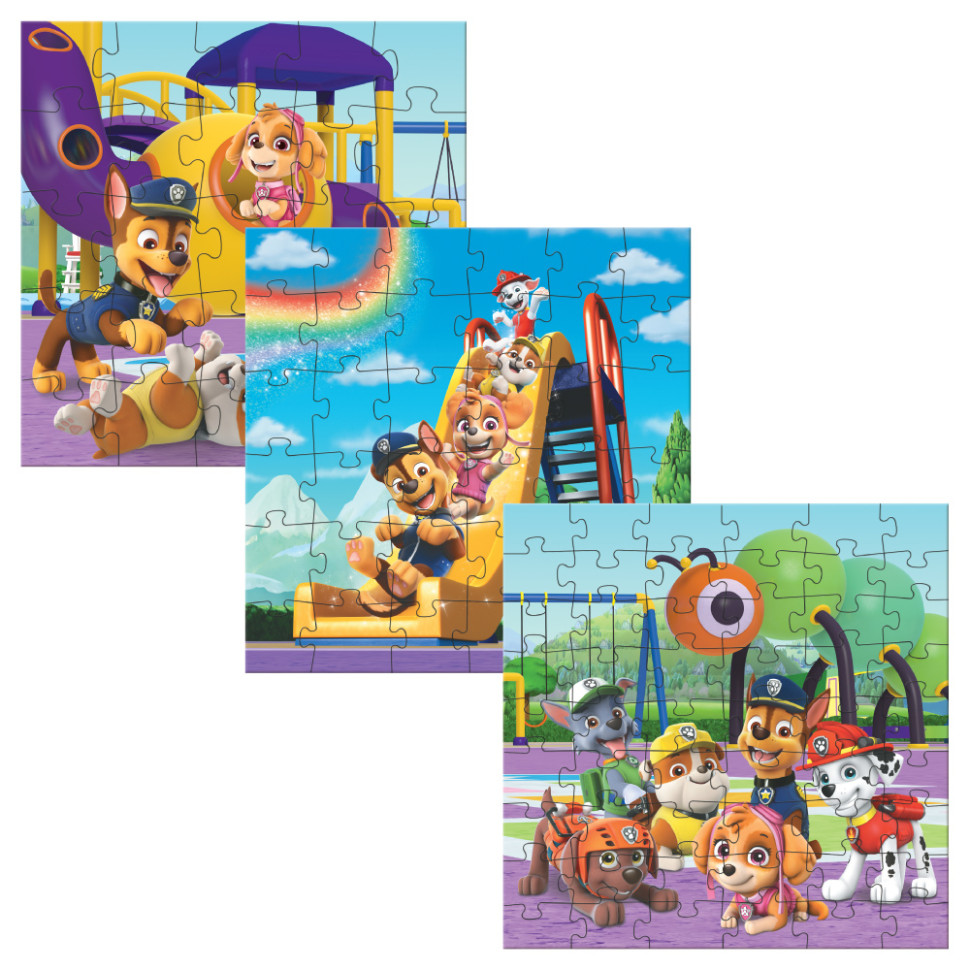 Дитячий пазл Ігровий майданчик Paw Patrol 200578, 3 в 1 - гурт(опт), дропшиппінг 
