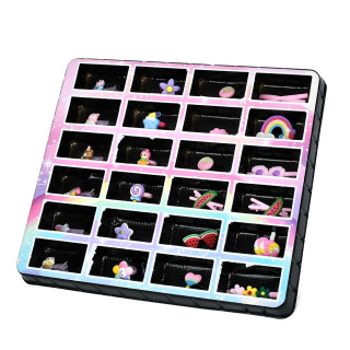 Детский адвент-календарь "Шкатулка украшений" YXA-001, 24 аксессуара