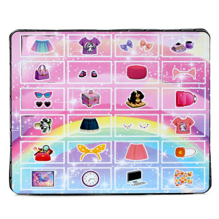 Детский адвент-календарь "Шкатулка украшений" YXA-001, 24 аксессуара