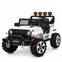 Дитячий електромобіль Джип M 6380EBLR-1(24V) до 30 кг, білий