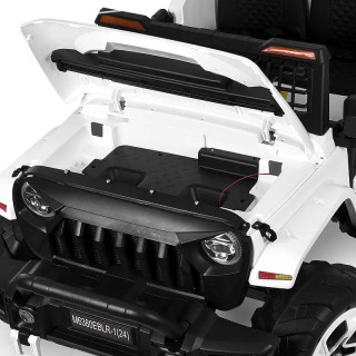 Детский электромобиль Джип M 6380EBLR-1(24V) до 30 кг, белый