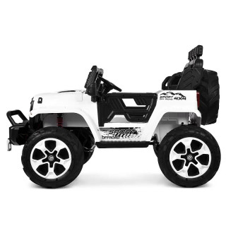 Детский электромобиль Джип M 6380EBLR-1(24V) до 30 кг, белый