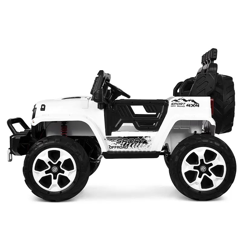 Детский электромобиль Джип M 6380EBLR-1(24V) до 30 кг, белый опт, дропшиппинг