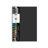 Блокнот А4 АП-1501(Black) 40 аркушів, пружина збоку - гурт(опт), дропшиппінг 